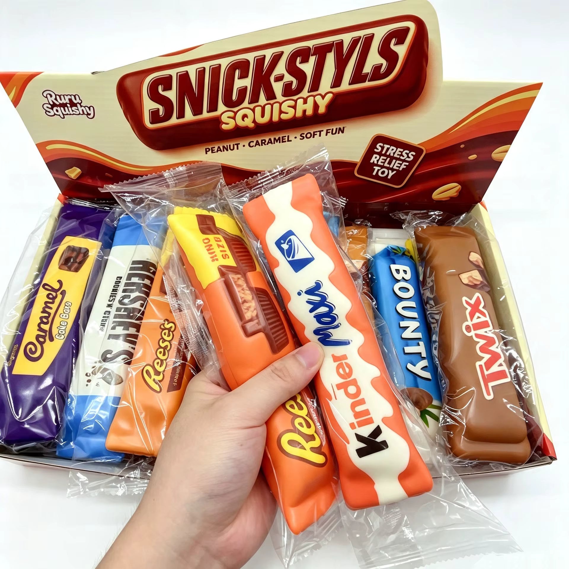 Sjokoladebar Squishy – Slow Rising Klemmeleke
