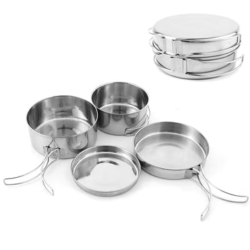 Turkjøkken i rustfritt stål – 4 deler