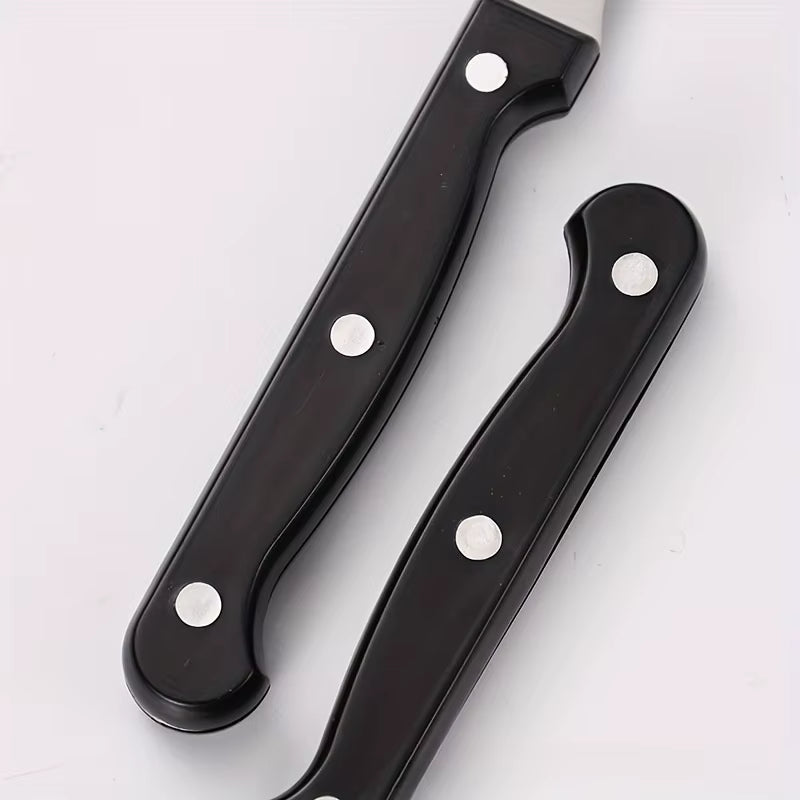 Premium biffkniver – 6 sorte kniver i rustfritt stål