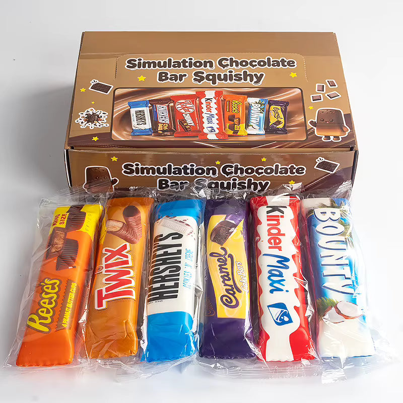 Sjokoladebar Squishy – Slow Rising Klemmeleke