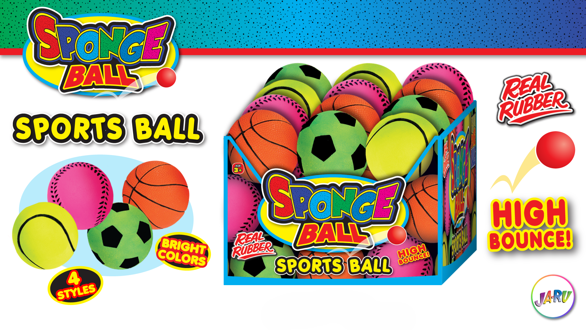 Sprettball sport 6 cm