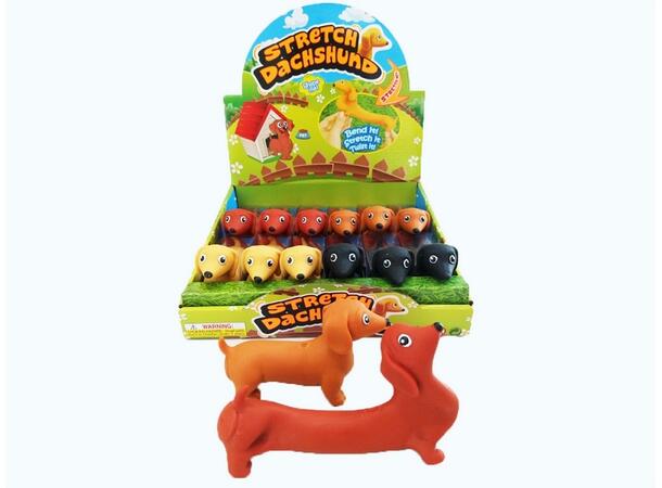 Stretch Dachshund – Strekkbar hundeleke for barn