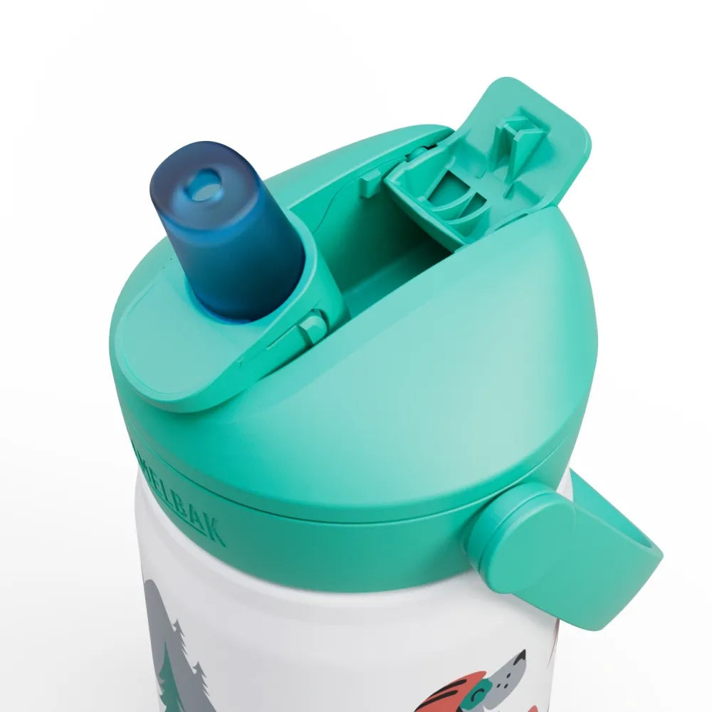 Camelbak Thrive Flip Straw Kids VSS drikkeflaske Biking Dogs 0,35 L (rustfritt stål)
