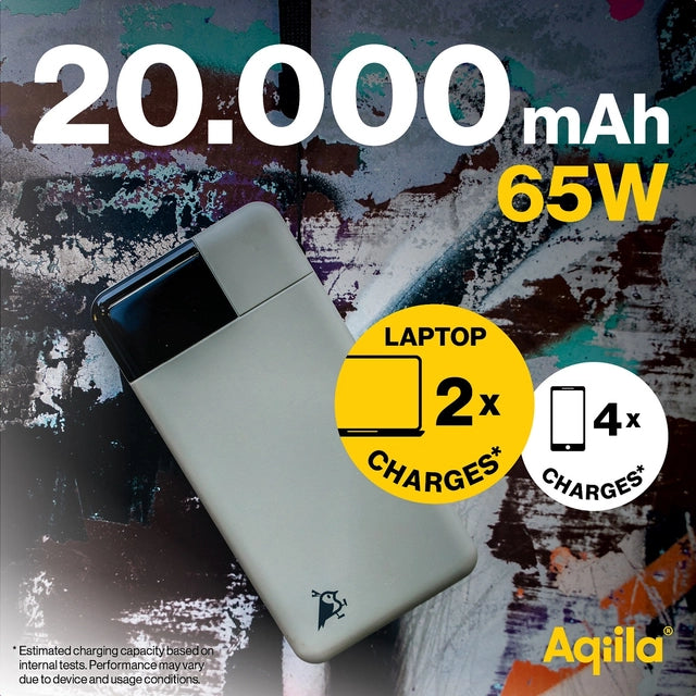 Aqiila Powerbird B20M+ 20 000 mAh 65W powerbank