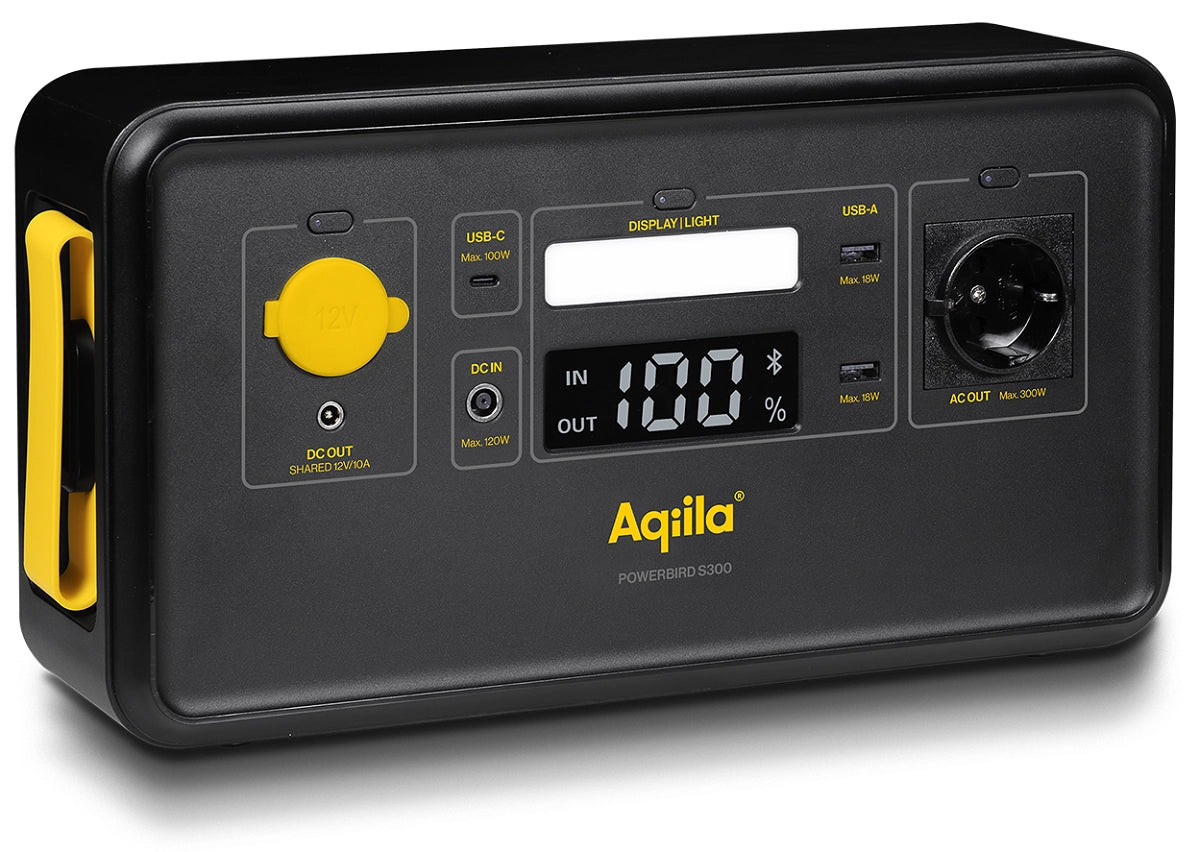 Aqiila Powerbird S300 – bærbar kraftstasjon 294Wh