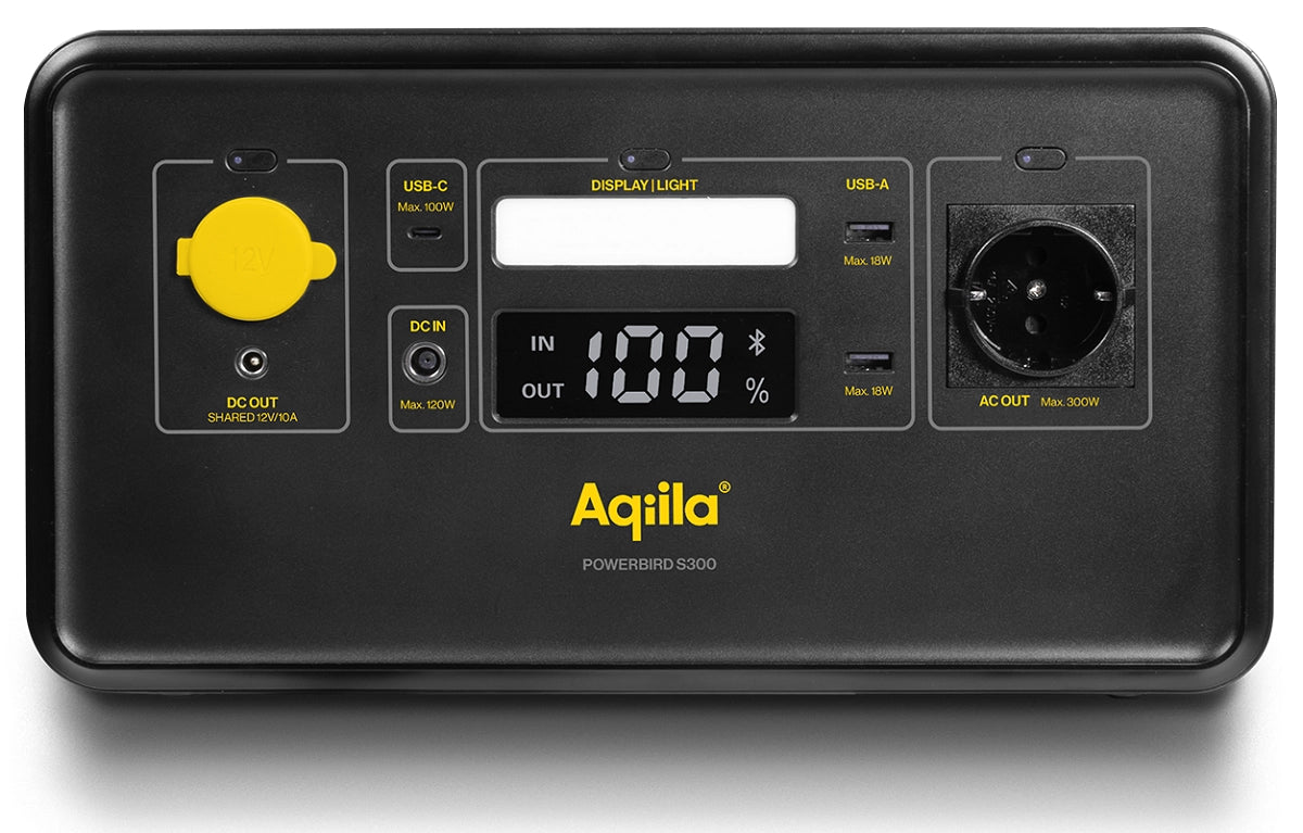 Aqiila Powerbird S300 – bærbar kraftstasjon 294Wh