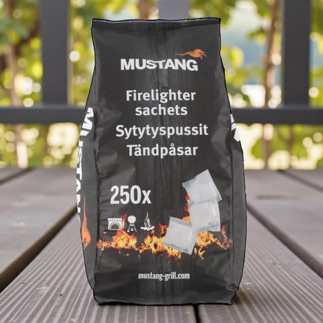 Mustang Tennposer – 250 stk - Luktfri og effektiv opptenning