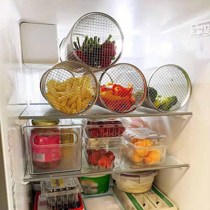 Grillkurv 30 cm med avtakbart trehåndtak