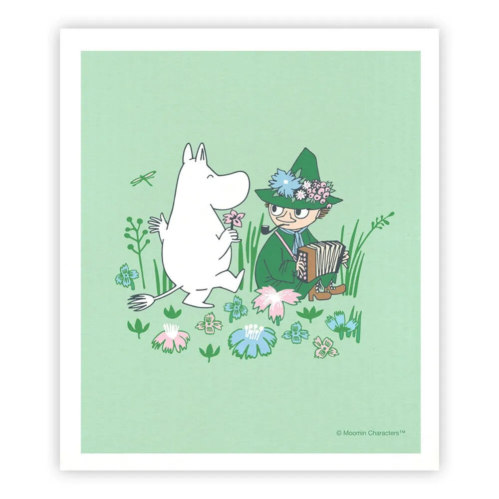 Mummi Oppvaskklut Mummitrollet – Grønn