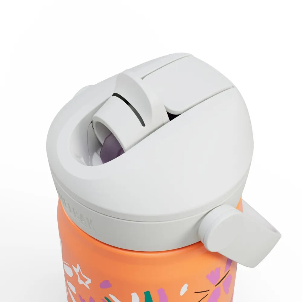 Camelbak Thrive Flip Straw Kids VSS drikkeflaske Butterfly Rainbow 0,35 L (rustfritt stål)