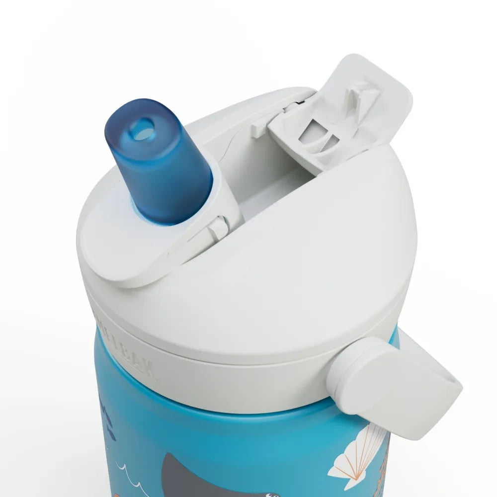 Camelbak Thrive Flip Straw Kids VSS drikkeflaske Ocean Life 0,35 L (rustfritt stål)