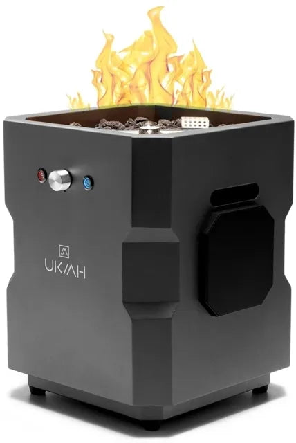 Ukiah Tailgater II gassdrevet bålpanne med lydsystem