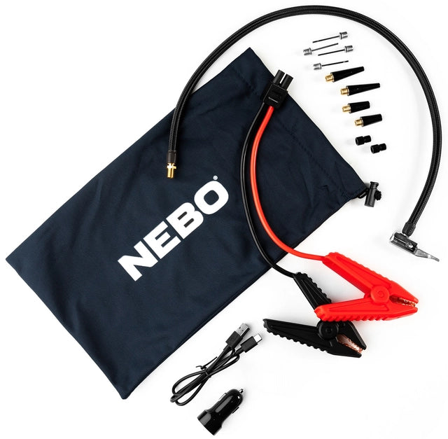 Nebo Assist Air 1500XP – startbooster med luftkompressor og powerbank
