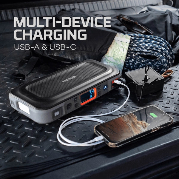 NEBO Assist Air - Jump Starter med Luftkompressor & Powerbank