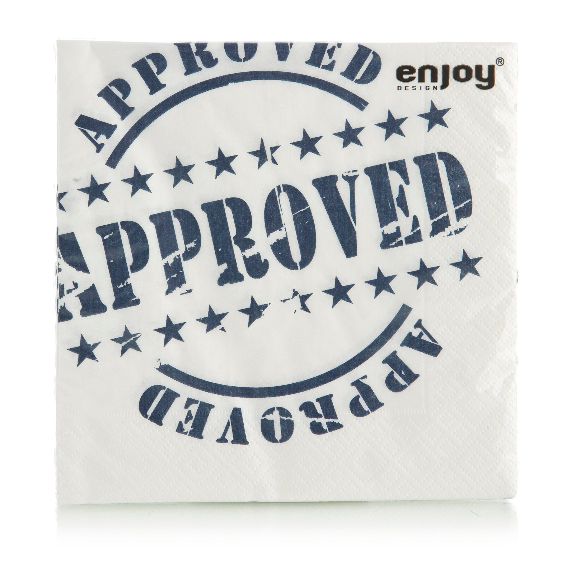 Serviett "Approved" 33x33 cm – 20 stk Miljøvennlige