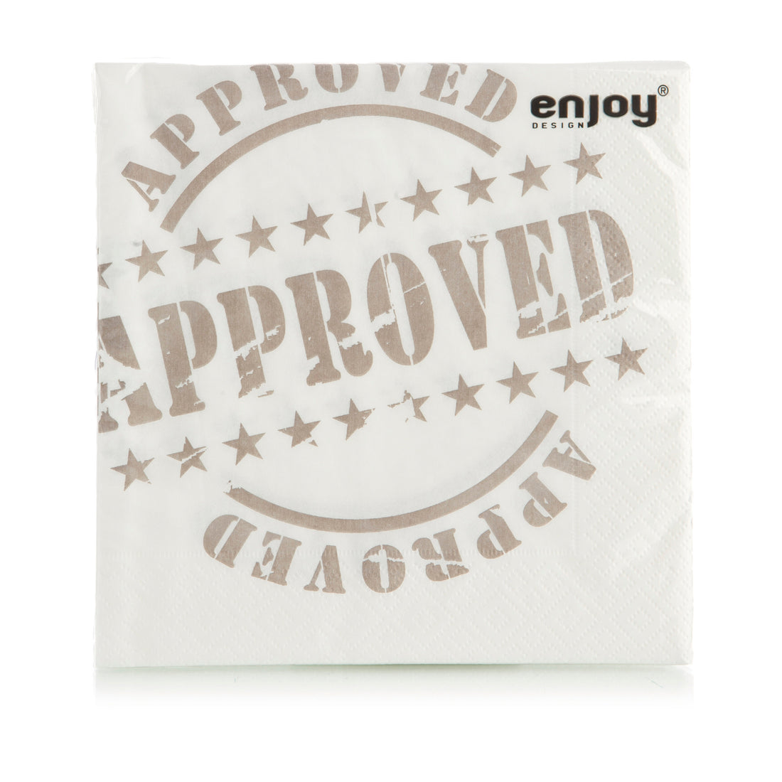 Serviett "Approved" 33x33 cm – 20 stk Miljøvennlige