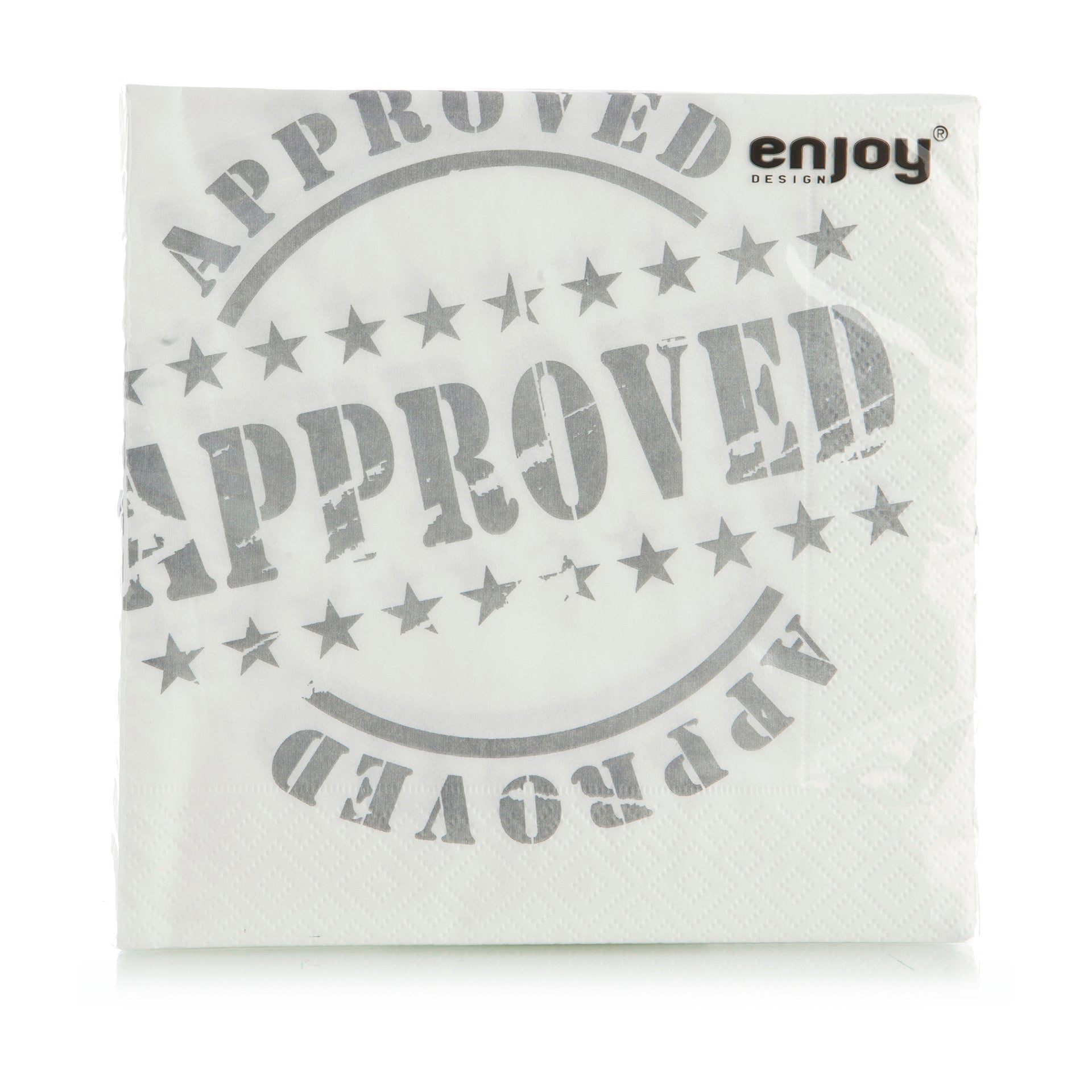 Serviett "Approved" 33x33 cm – 20 stk Miljøvennlige