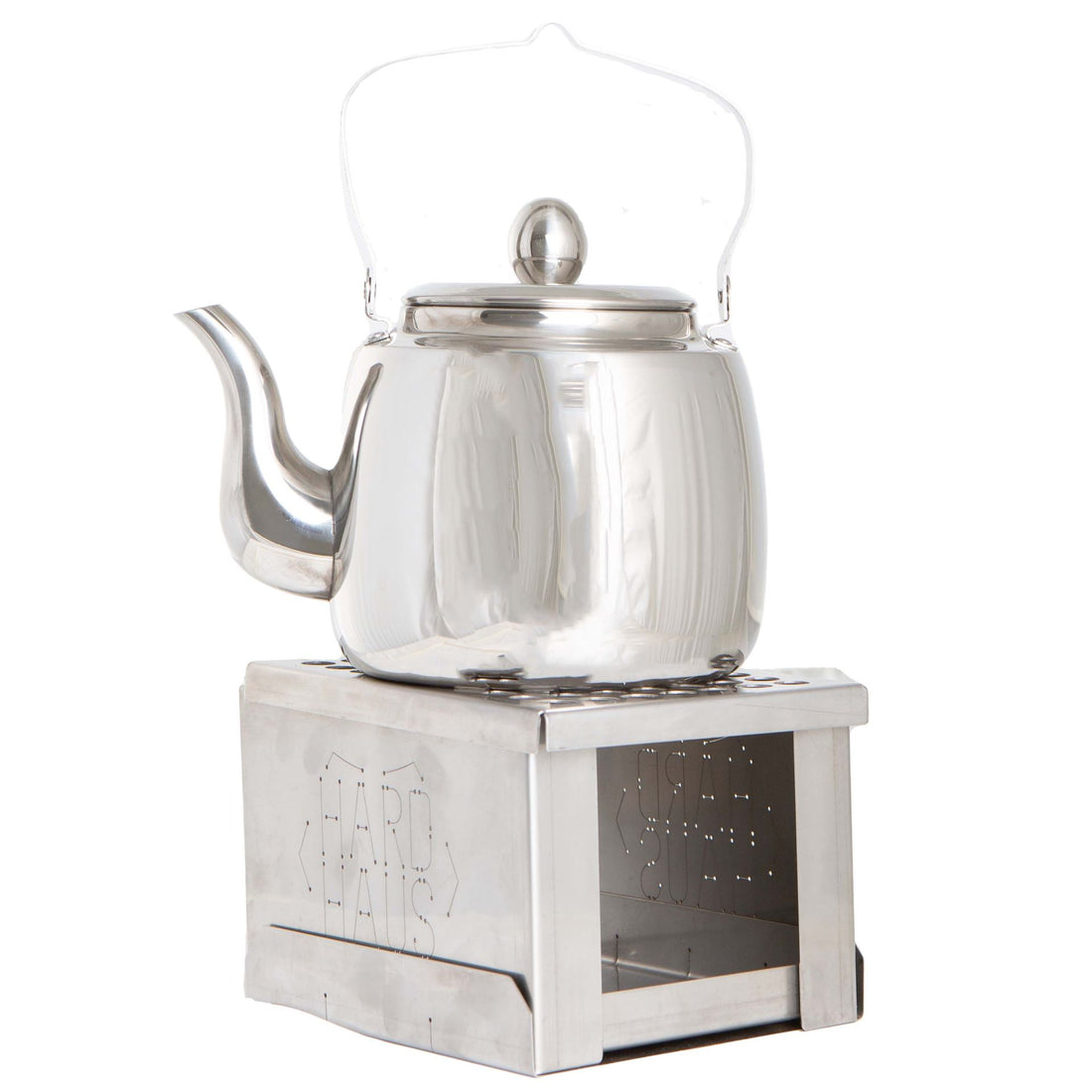 HARDHAUS Turbålboks Sammenleggbar i rustfritt stål