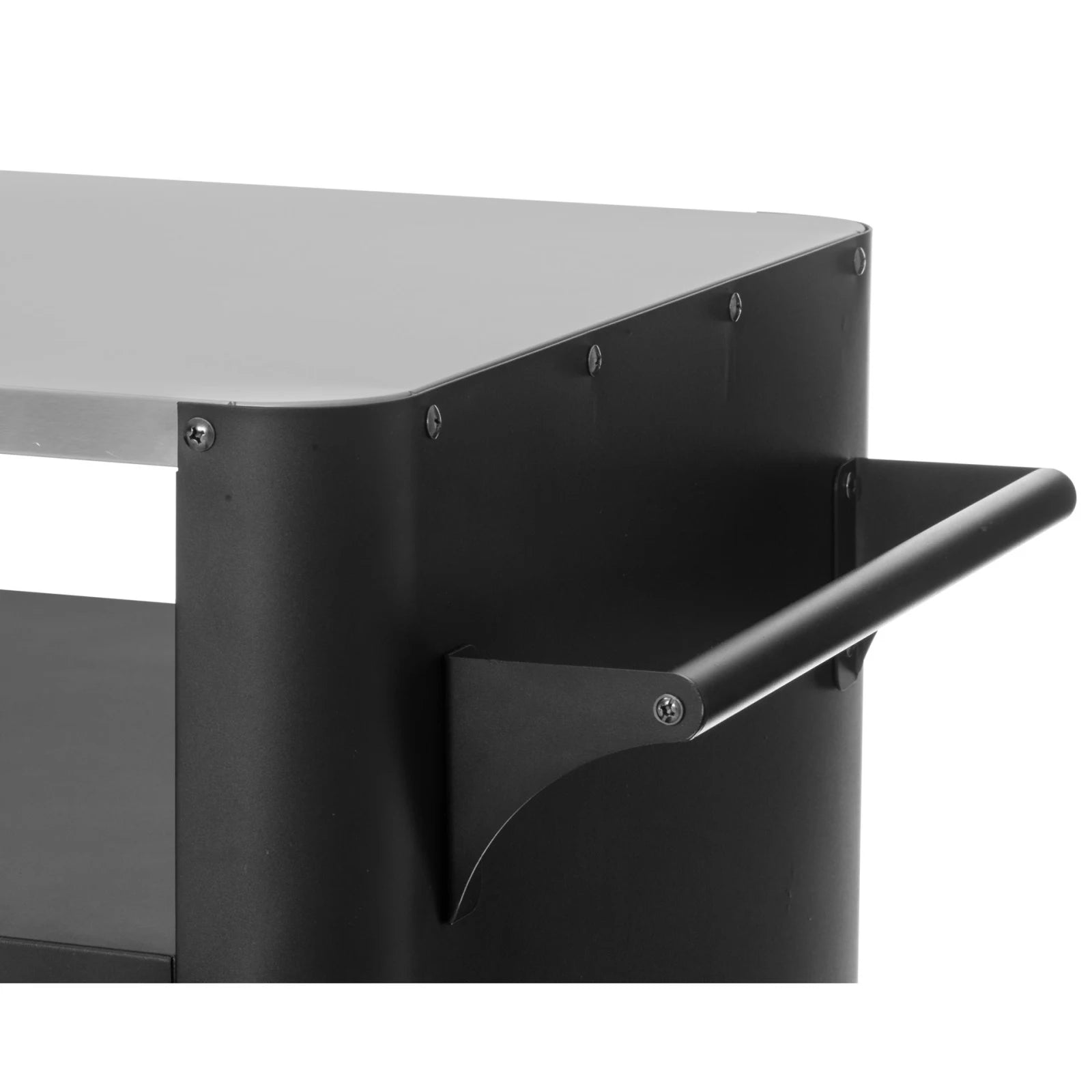 Mustang grillbord med skap og hjul – rustfri arbeidsflate