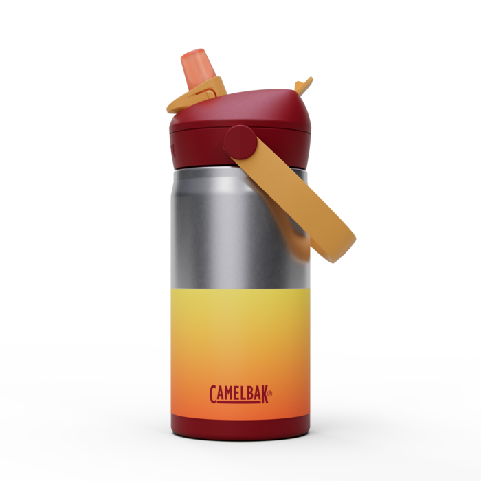 CamelBak Thrive Flip Straw Kids VSS Orange Sunset 0,35 L – Isolert drikkeflaske barn