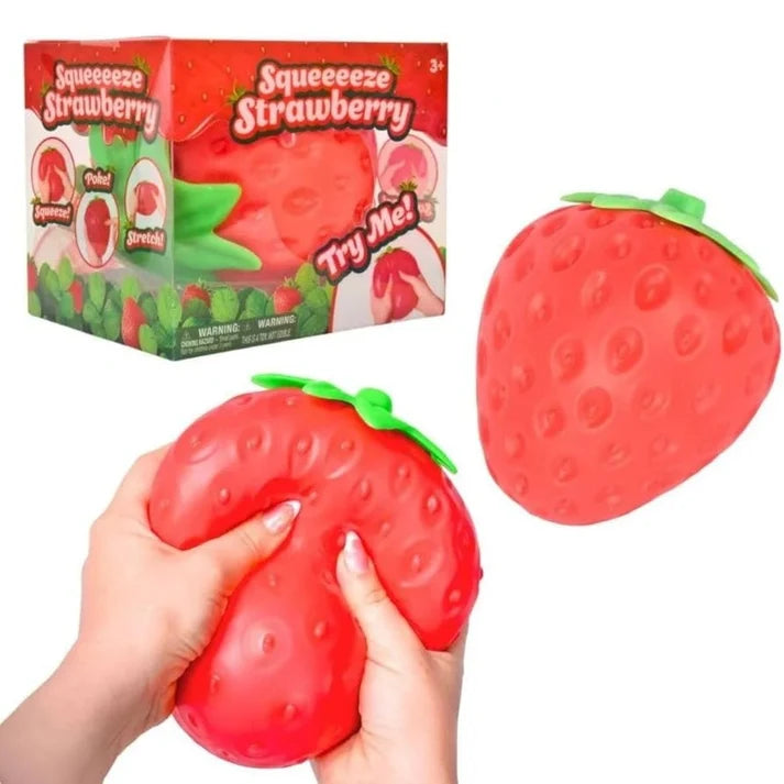 Jumbo Jordbær Squishy XL