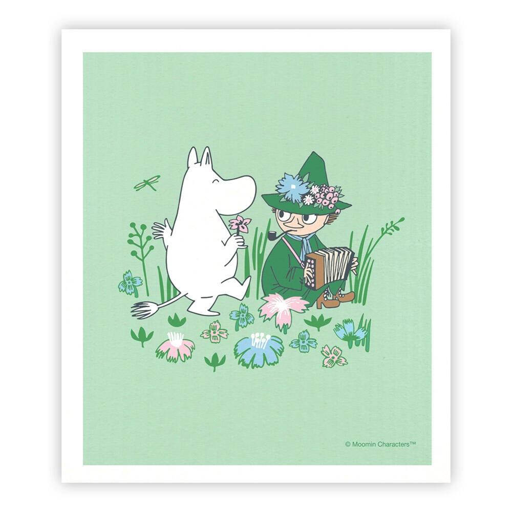 Mummi Oppvaskklut Mummitrollet – Grønn