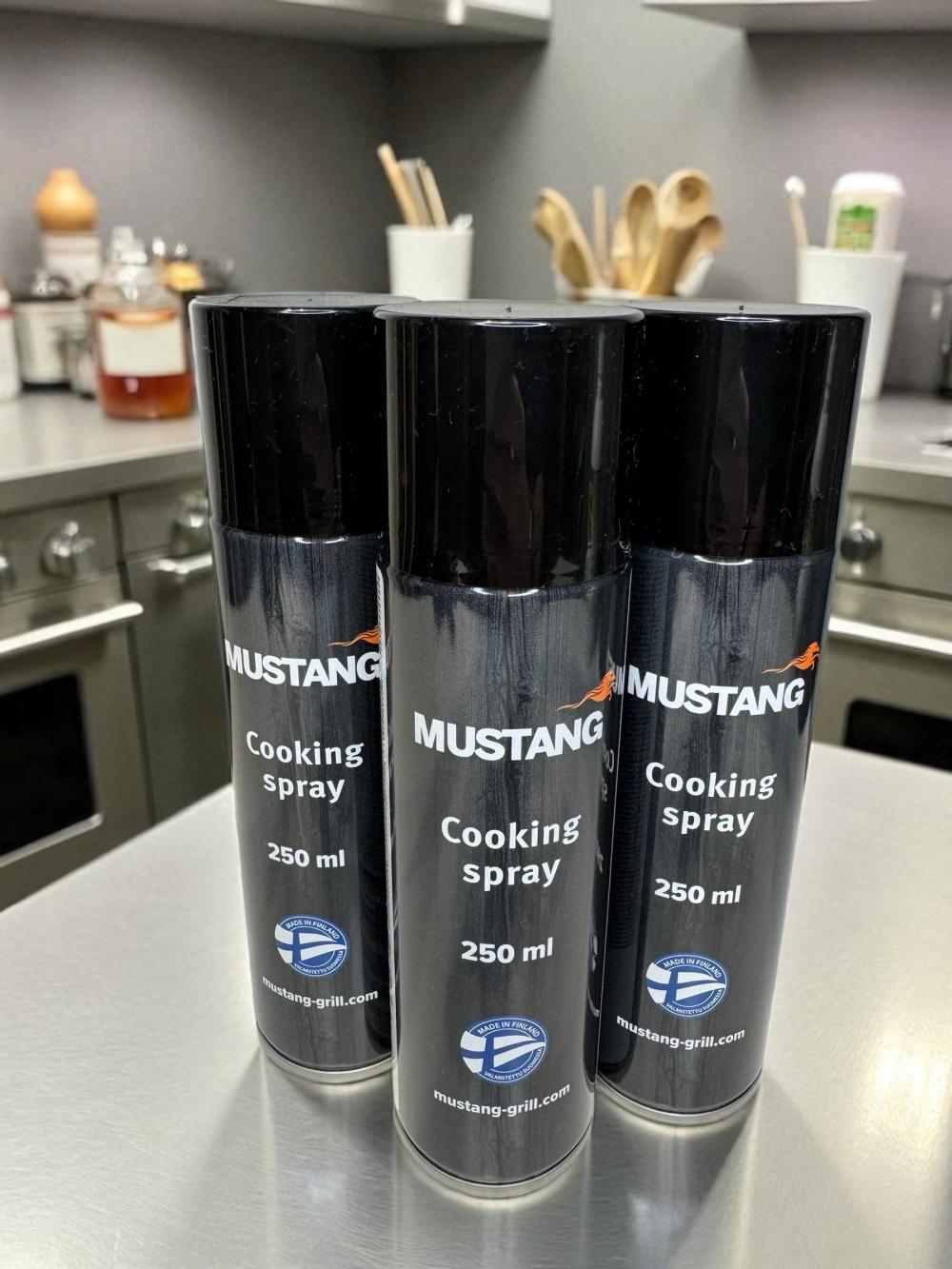 Mustang Oljespray 3-pakning "nonstick" for Grill og Steking