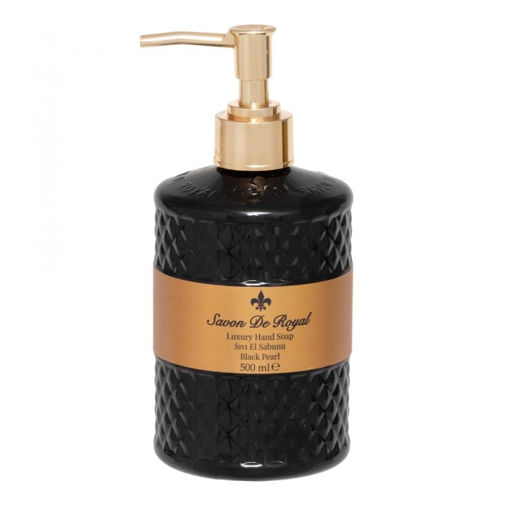 Savon De Royal Luxury Hand Soap Black Pearl – 500 ml fuktighetsgivende håndsåpe